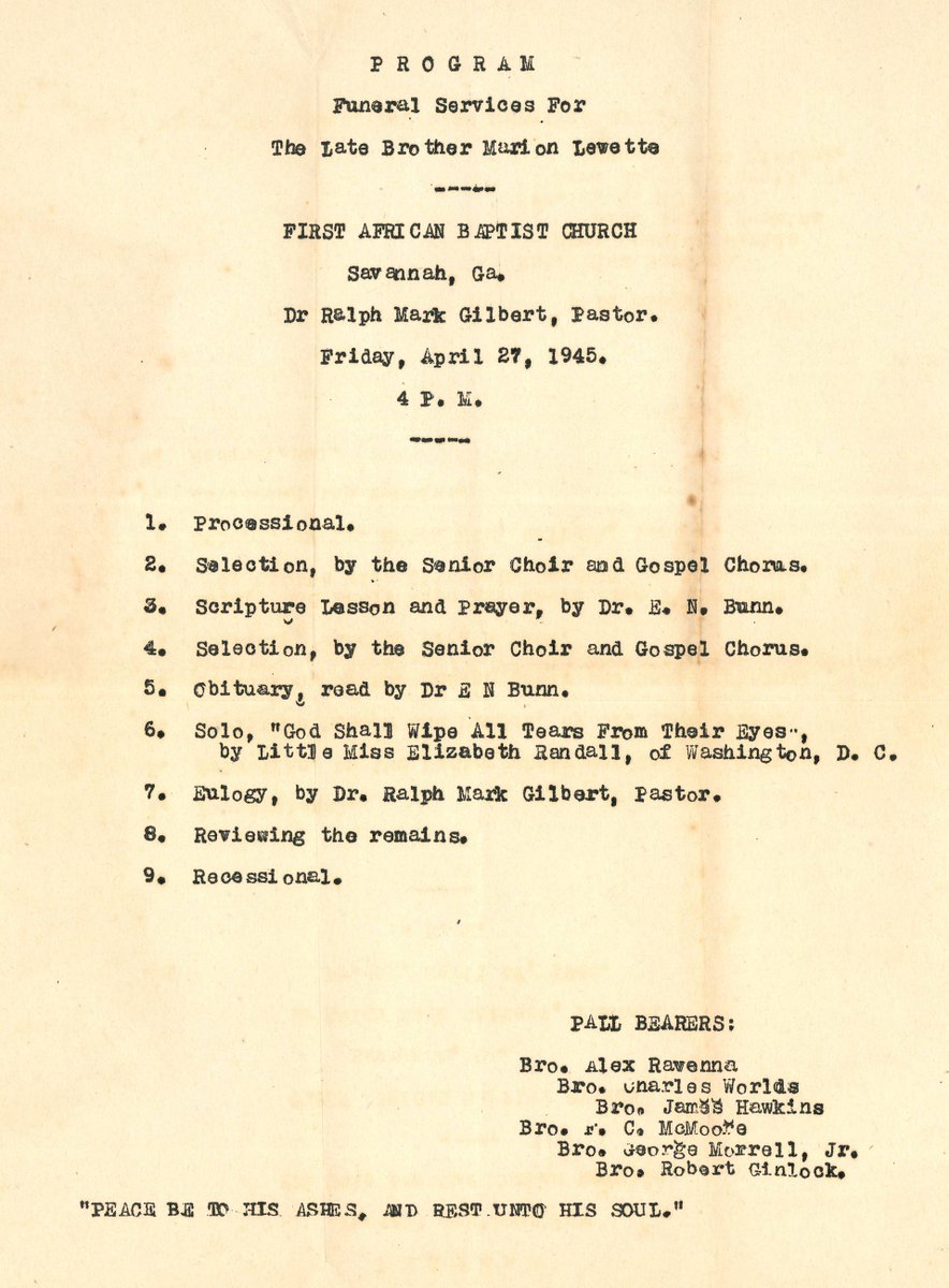 DigitalLibraryofGA (@diglibga) on Twitter photo Funeral programs are a tremendous aid for genealogical research. Our partners at <a href="/cityofsavannah/">City of Savannah</a> Municipal Archives have just digitized and described more than 400 funeral programs. These items can now accessible for free online. Read the post here: savannahga.gov/Blog.aspx?IID=… Funeral programs are a tremendous aid for genealogical research. Our partners at <a href="/cityofsavannah/">City of Savannah</a> Municipal Archives have just digitized and described more than 400 funeral programs. These items can now accessible for free online. Read the post here: savannahga.gov/Blog.aspx?IID=…