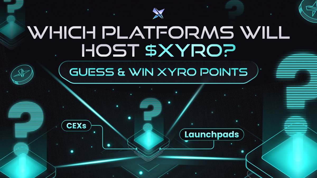 Where Will $XYRO Land? 🛸

We’re officially locked and loaded with launchpads and exchanges for $XYRO! ⚡️

Can you guess where our IDOs &amp; listings will debut? 👀

💬 Share your guesses in the comments and make sure your wallet is connected at [xyro.io] to earn