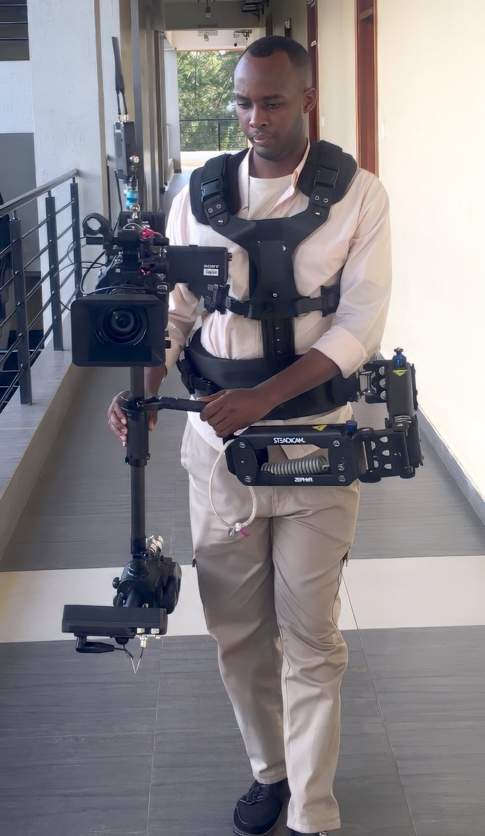 AdmaRwanda's tweet photo. ADMA grads Michele &amp; Herve took part in a Cinematic Workshop this week at the ICT Innovation Center, led by Rwandan cinematographer &amp; steadicam expert JB Rutagarama!

On Monday, these ADMA grads will share skills/knowledge they gained, using ADMA's steadicam, with fellow alumni. https://t.co/6xNsxwhUZu
