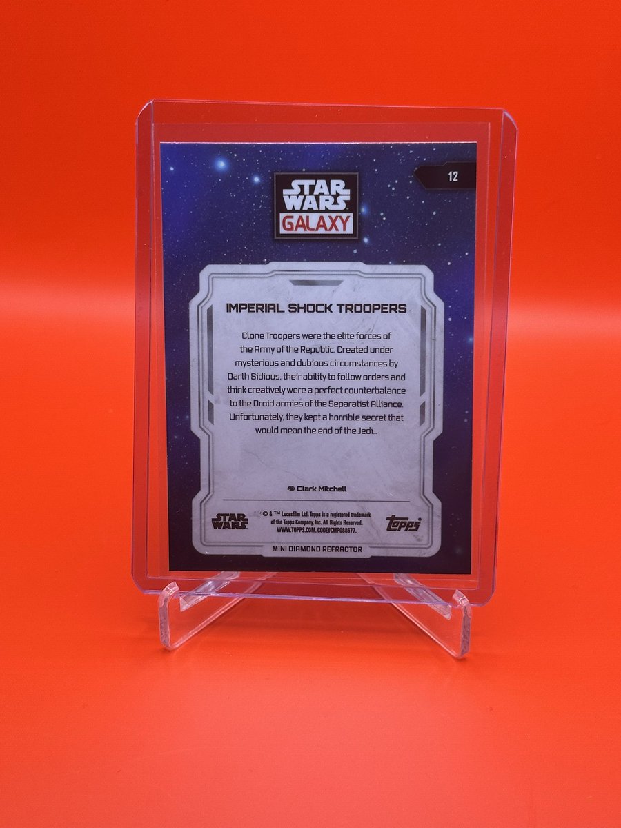 Jedi_Baxter's tweet photo. Day 26 of #30daysofgalaxy ripping a 2024 Star Wars Galaxy Chrome pack each day until Christmas! #thehobby #starwars #baxterbreaks #5daysuntilchristmas
Today’s Hit: Imperial Shock Troopers https://t.co/mlbXDljXMr
