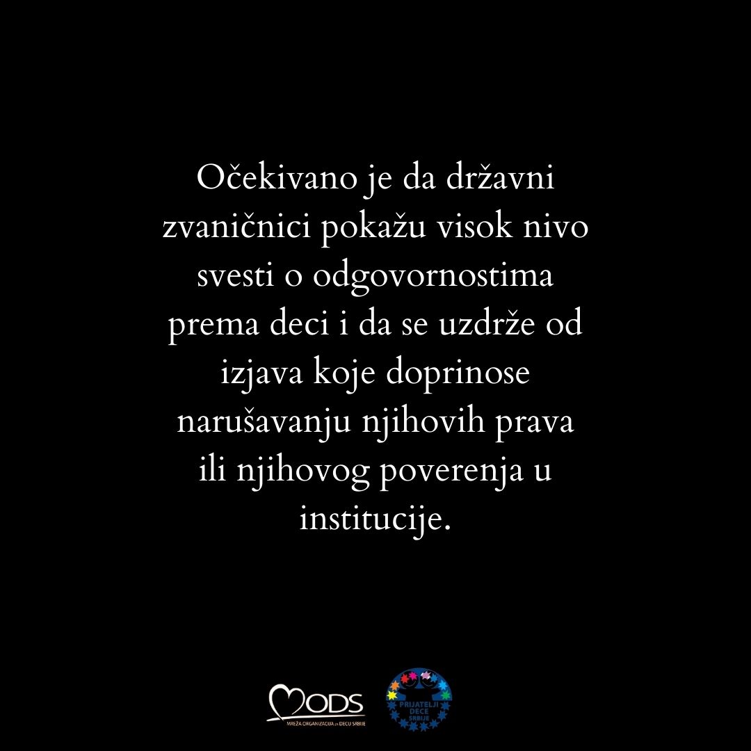 Prijateljidece's tweet photo. Deca nisu NIČIJE vlasništvo!
@zadecuMODS https://t.co/LApAChnL1w