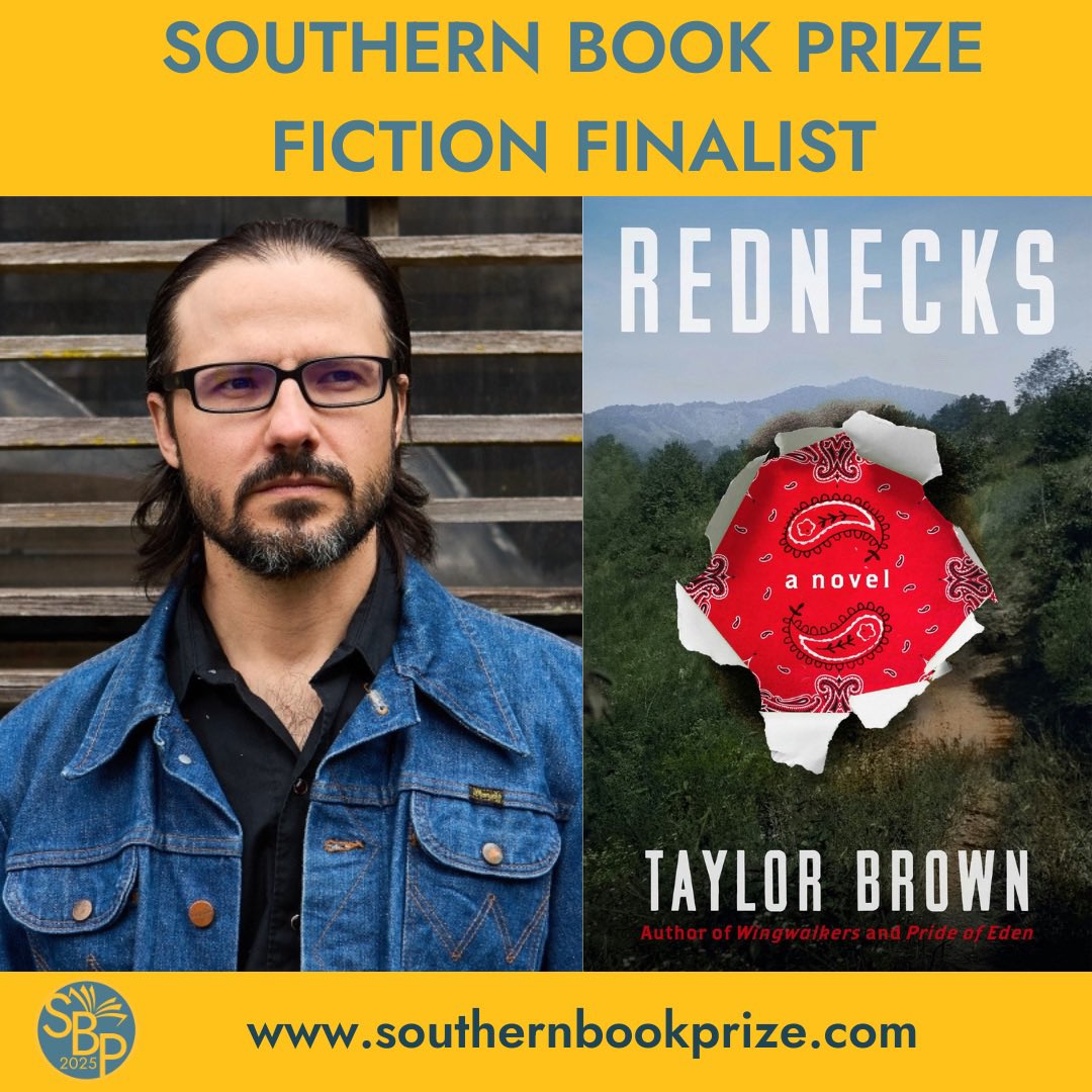 REDNECKS is a finalist for the Southern Book Prize! This is my 4th novel to be an SBA finalist and I’d be so grateful for your vote — let’s bring it home! Ballot link: southernbookprize.com

<a href="/StMartinsPress/">St. Martin's Press</a> <a href="/MacmillanUSA/">Macmillan Publishers</a> <a href="/WarsWV/">WV Mine Wars Museum</a>