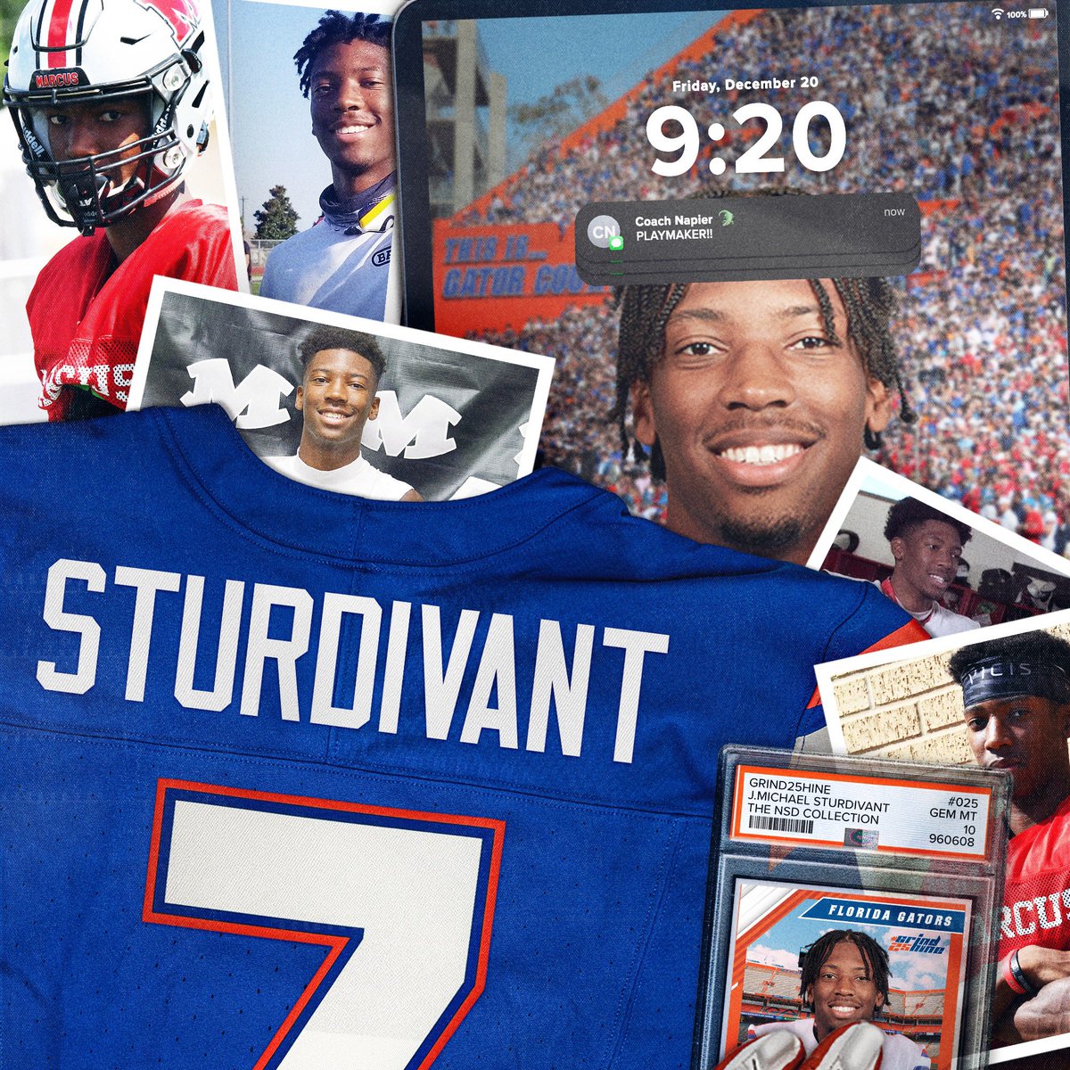 GatorsFB's tweet image. PLAYMAKER! 🔥

Time to shine, @jmike_04‼️

#GRIND25HINE 🐊