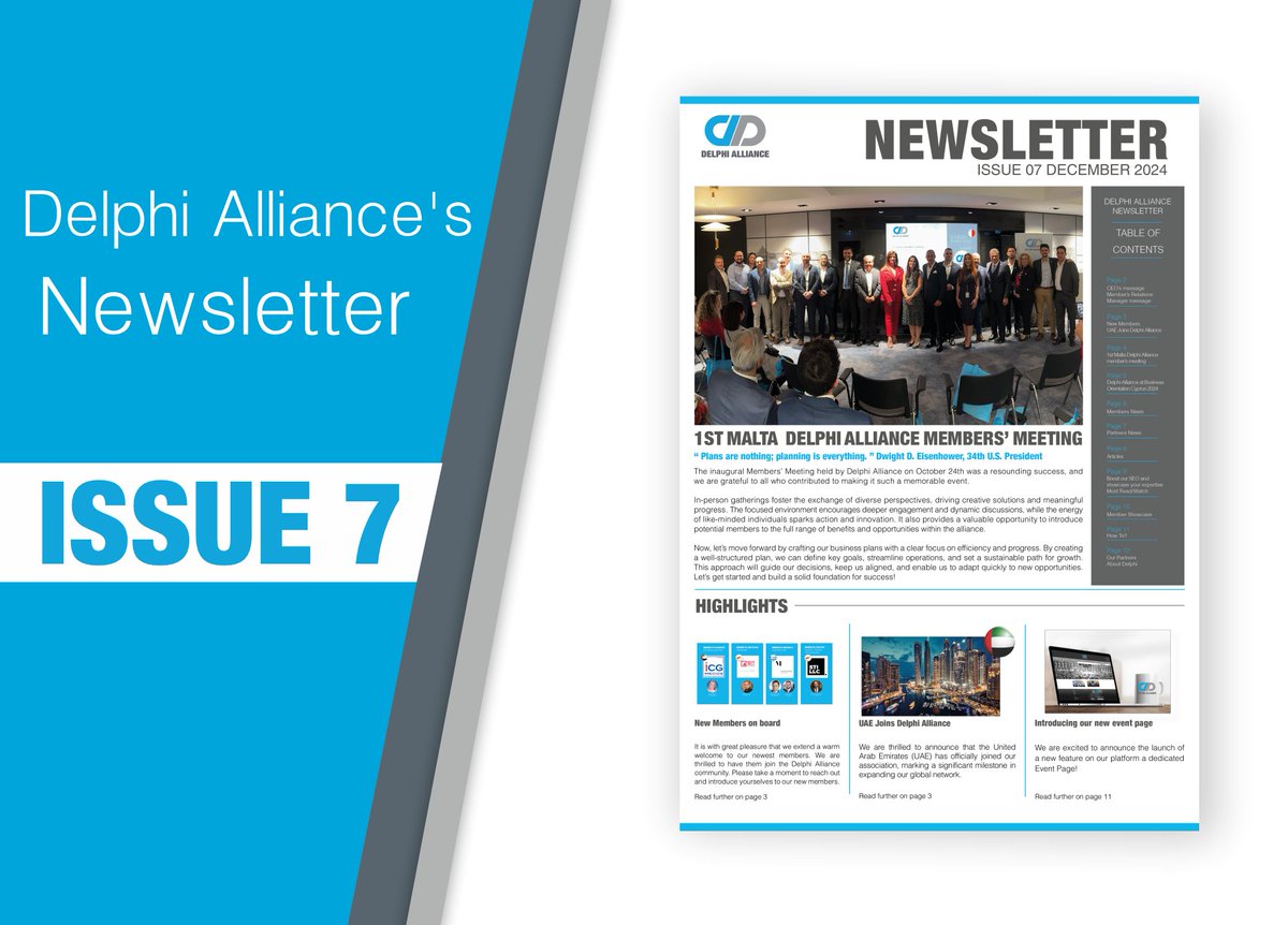 DelphiAlliance's tweet photo. Exciting Updates from Delphi Alliance!

Stay ahead of the curve—check out the newsletter for all the details.
https://t.co/OfpSJV3nXP

#DelphiAlliance #Networking #GlobalPartnerships #Innovation #BusinessGrowth https://t.co/bdnXbiO3T9