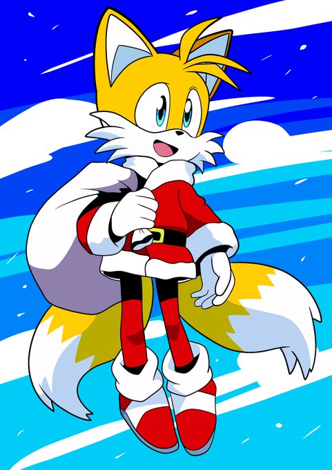 テイルスのクリスマス絵 