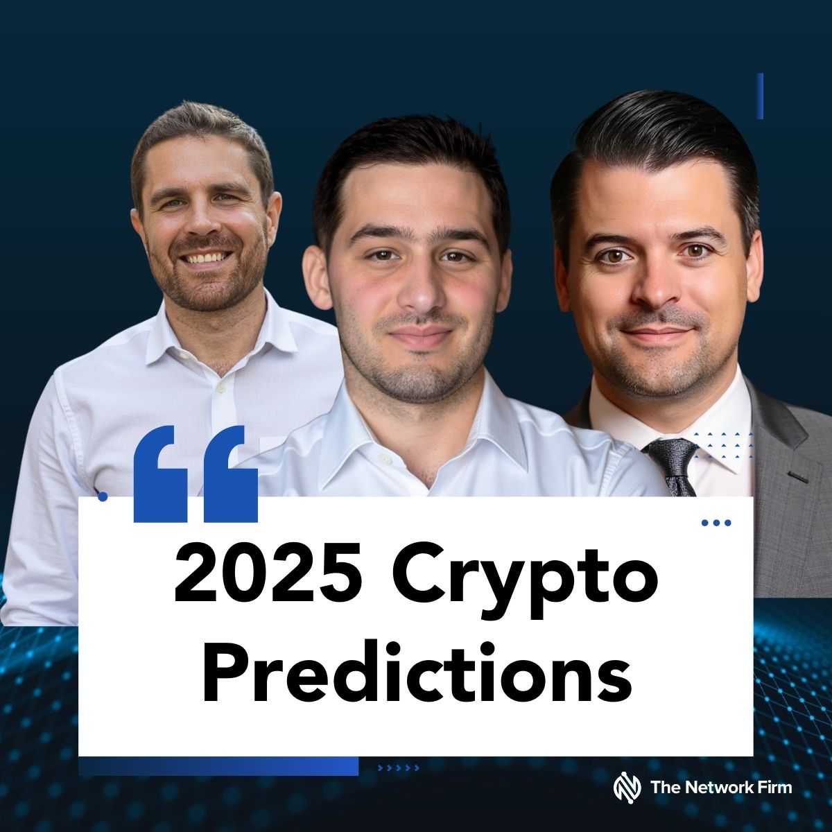 🚀 2025 in Crypto: Predictions from Our Co-Founders!

TNF Leaders <a href="/BTCmePLZ/">Noah Buxton</a> , <a href="/TripleEntryCPA/">Nick Ward</a>, and <a href="/JeremyNauCPA/">Jeremy Nau</a> , share their vision for the future of digital assets, tokenization, and blockchain innovation for the new year!

📊 Bitcoin Strategic Reserve:

<a href="/JeremyNauCPA/">Jeremy Nau</a>: The
