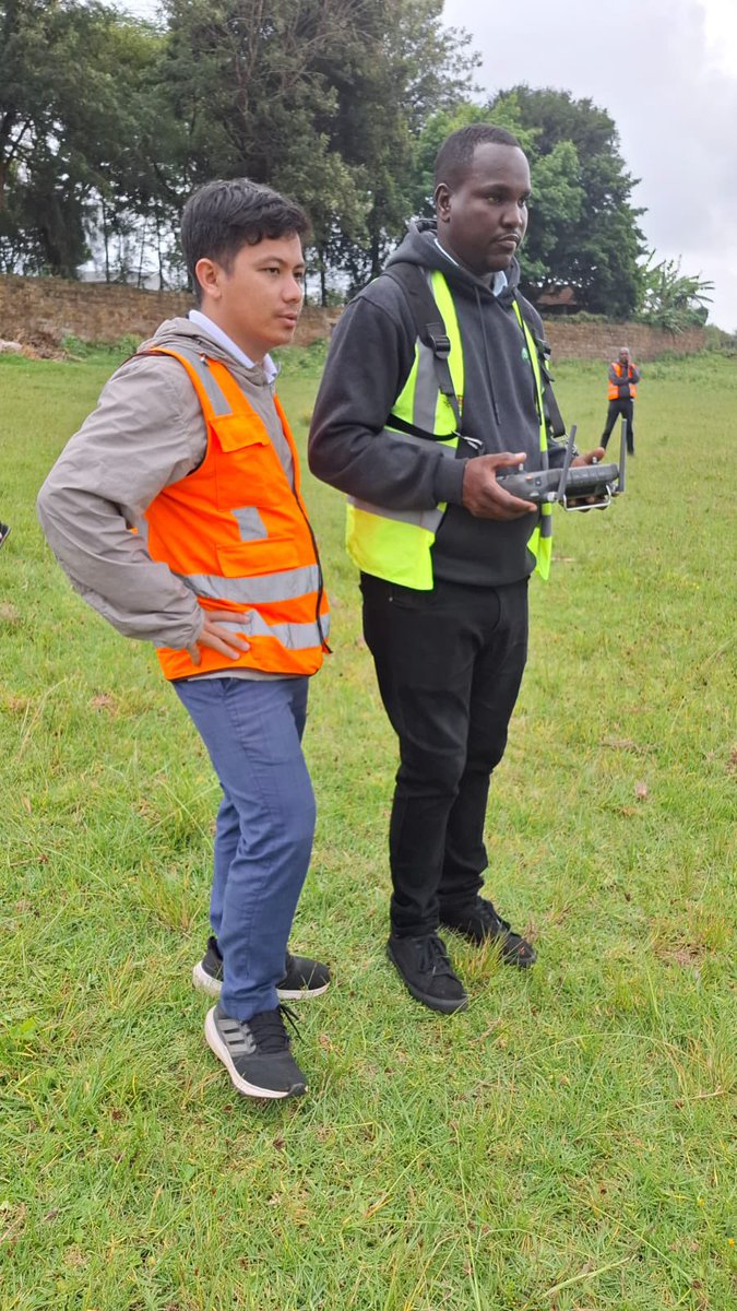 Ecoplanmngmntke's tweet photo. We are delighted that our staff members, Pascolyne Jepkogei &amp; Samuel Mokua, participated in the training program held by The DJI Academy at Drone Space Kenya and the Sigona Drone Space Training Center. The program focused on the module Unmanned Aircraft System and Certification. https://t.co/CPIXJYD1b7