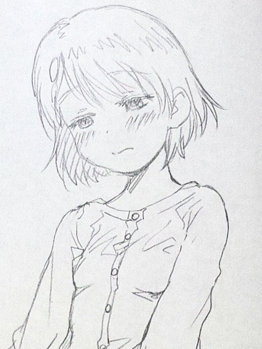 帰宅後らくがき 千枝ちゃんの冷たい目…ご褒美です 