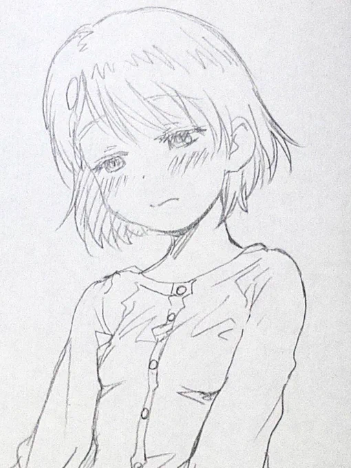 帰宅後らくがき 千枝ちゃんの冷たい目…ご褒美です 