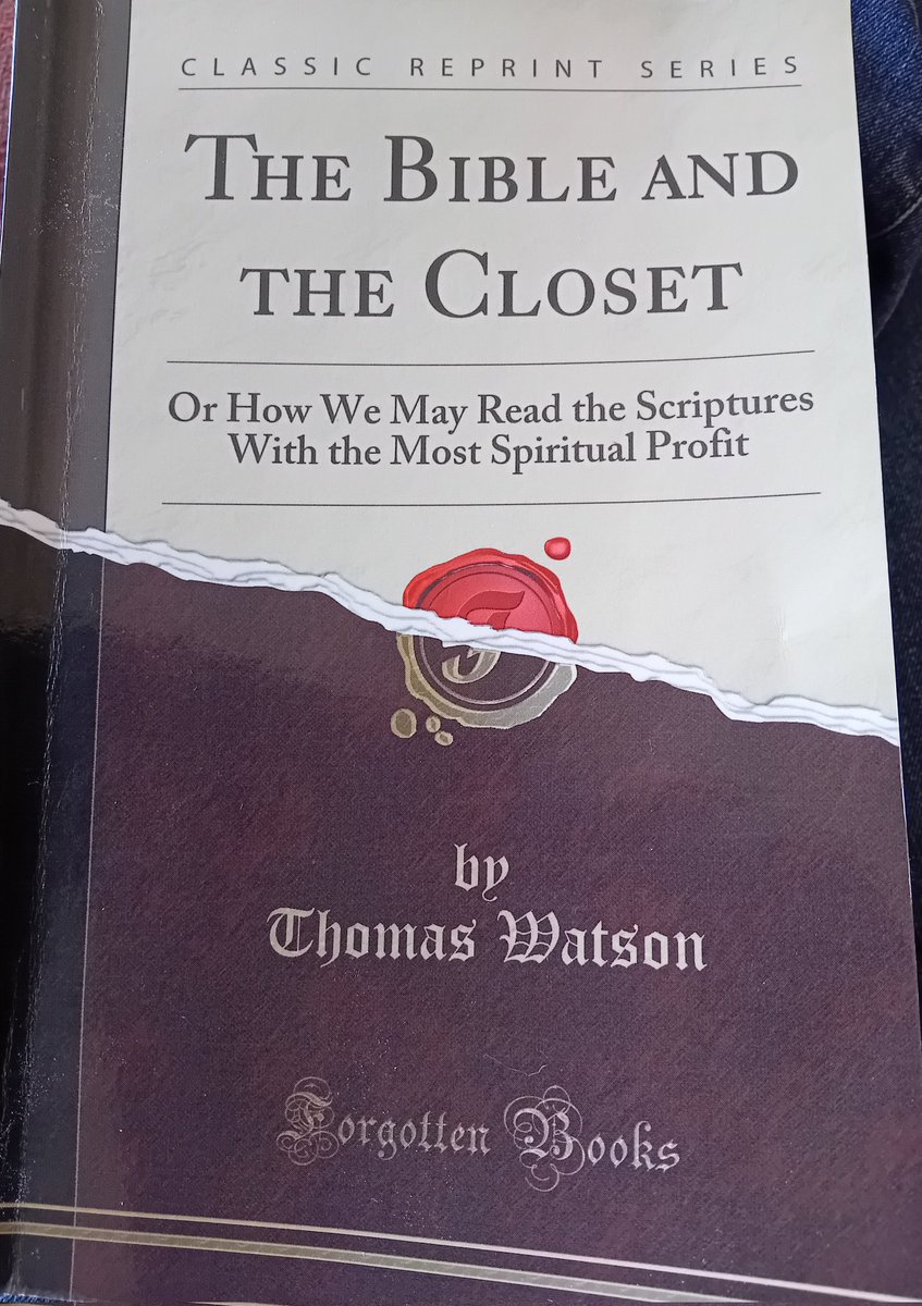 weecalvin1509's tweet photo. Today's bargain find in Enniskillen. #books Presbyterian, Thomas Watson, is one of the easier read Puritans. #RealMeat #NoFluffStuff https://t.co/JGG6Ymk1gD
