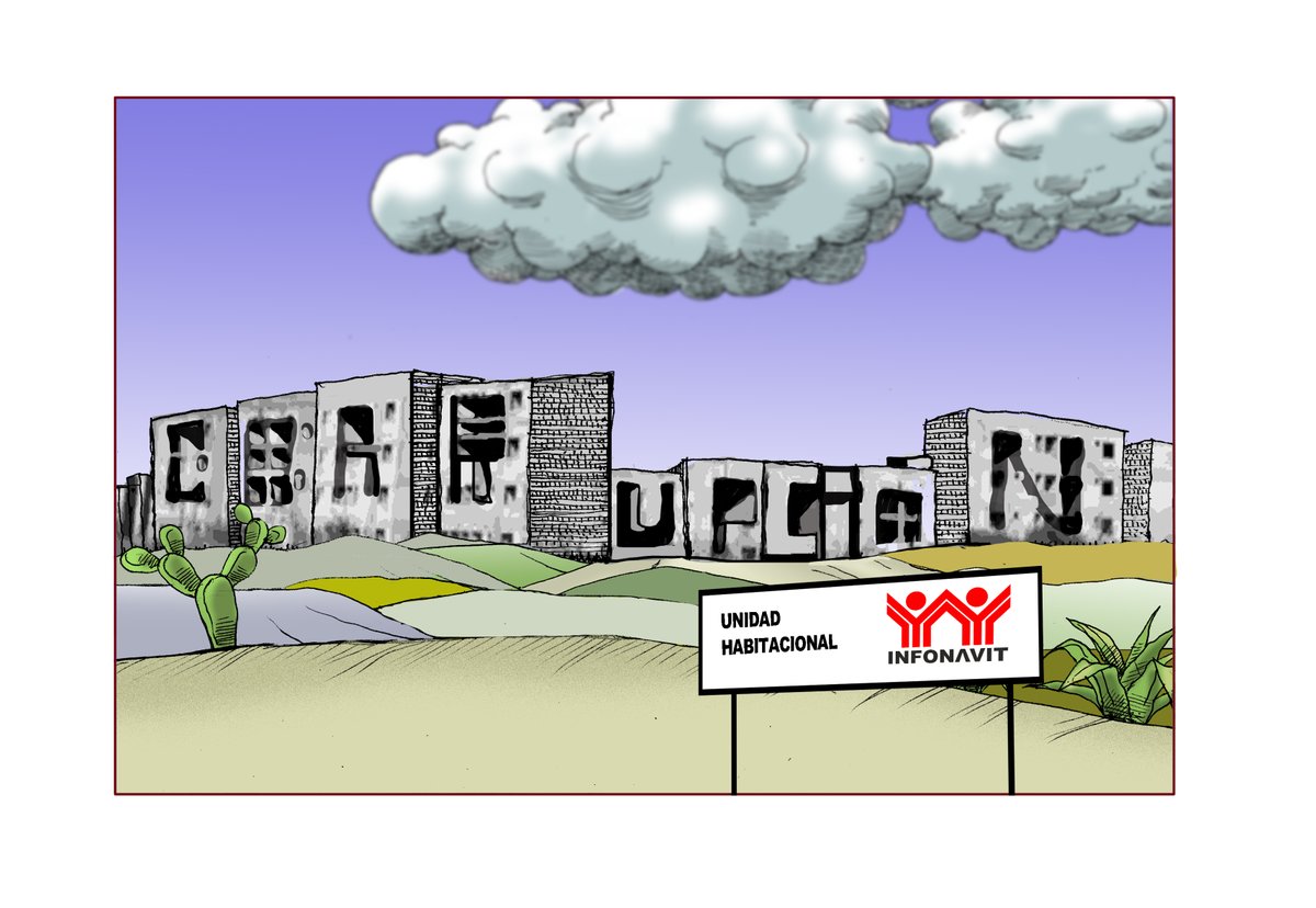 fisgonmonero's tweet photo. El Infonavit fue un proyecto típico del Estado de bienestar. La idea era dotar de vivienda a los asalariados. En la era neoliberal se convirtió en el botín de funcionarios chuecos y empresas corruptas. https://t.co/hhhtWzZ4dd