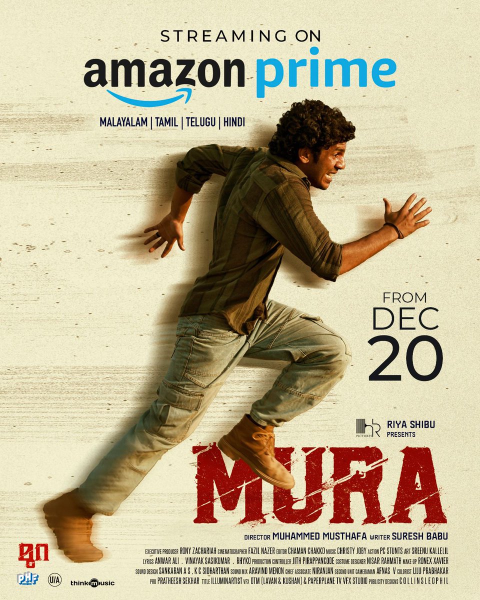 KollywoodCinima's tweet photo. #Mura -

Watch here 👇
https://t.co/hJxLlaKth5

@hridhuharoon #surajvenjaramoodu 

Directed by #musthafaactor 
Produced by HR Pictures @riyashibu_ 
Written by #sureshbabu

#MURA 
 #christyjoby @hr_pictures  @maalaparvathi1 
@thinkmusicindia @pharsfilm @mediaaltair
@beyondmediapres @propratheesh @proyuvraaj