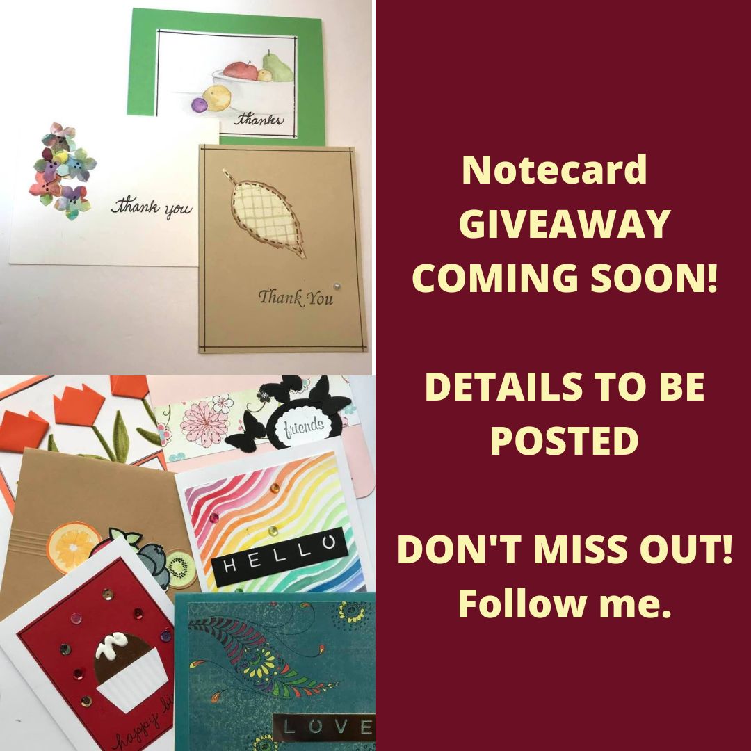 mynotecards's tweet photo. Our end of year Giveaway is just a few days away.
 ONE entire year of a notecard subscription box delivered to you mail box.
No more running to the store to buy that special card.Stop being overwhelmed with countless cards. 3 cards tailord to your needs every month.
Stay tune! https://t.co/lcRutVYh1G