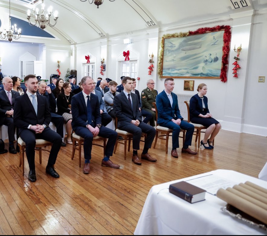 This week, RACO met and briefed our 5 newest members, recently commissioned as Direct Entry Aeronautical Engineer Officers in <a href="/IrishAirCorps/">Irish Air Corps</a>.

Congrats to Lieutenants Kevin Murphy, Hanna Begley, Patrick White, Daniel Forrester and Graham Clarke. 

Best of luck in your careers!