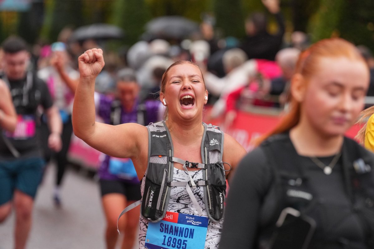That finish line feeling!🤩

There's nothing quite like the sense of achievement that you feel once you cross the AJ Bell Great Scottish Run finish line, knowing that you did it!🙌

Have you signed up to do it all again in 2025?👀
Enter now 👉 grtrun.org/GScottR25FB_Sa…