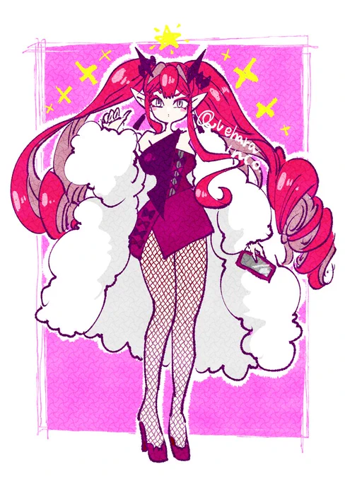 クリスマスパーティみあるトリ子ちゃん描こうと思ったけど迷走した 