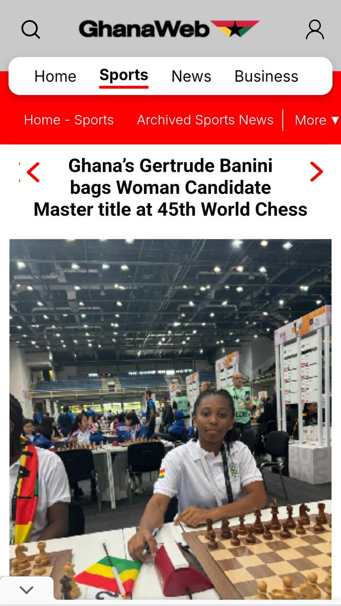 gertrude_banini's tweet photo. Officially, a titled player:Woman Candidate Master(WCM)!
Thanks for all the love and support on this journey.🙏🏽❤️

https://t.co/FkHKoFSpG3 https://t.co/rG4BkcvEmm