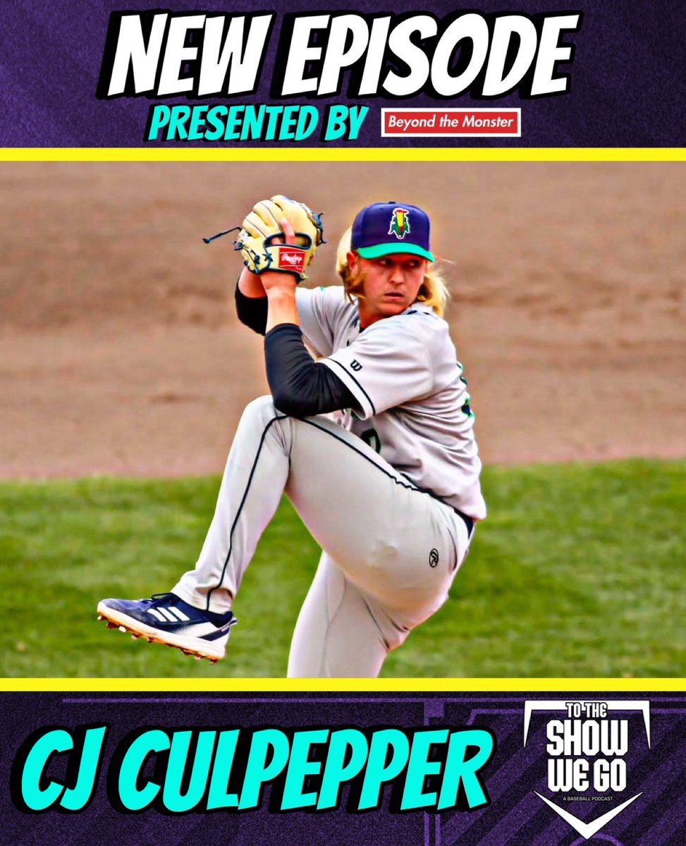 New episode of @TotheShowWeGo Baseball Podcast is available today with Minnesota Twins pitching prospect CJ Culpepper!

We discuss:

- Picking up hunting in his free time
- His 7-pitch arsenal
- How he added velocity in pro ball
- Why CBU was a perfect fit
- His hair superstition