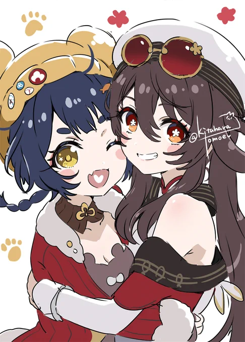 香菱と胡桃の新衣装かわいすぎる…絶対にッ!!ゲットするよッ!!( ╹⋏╹) #原神 
