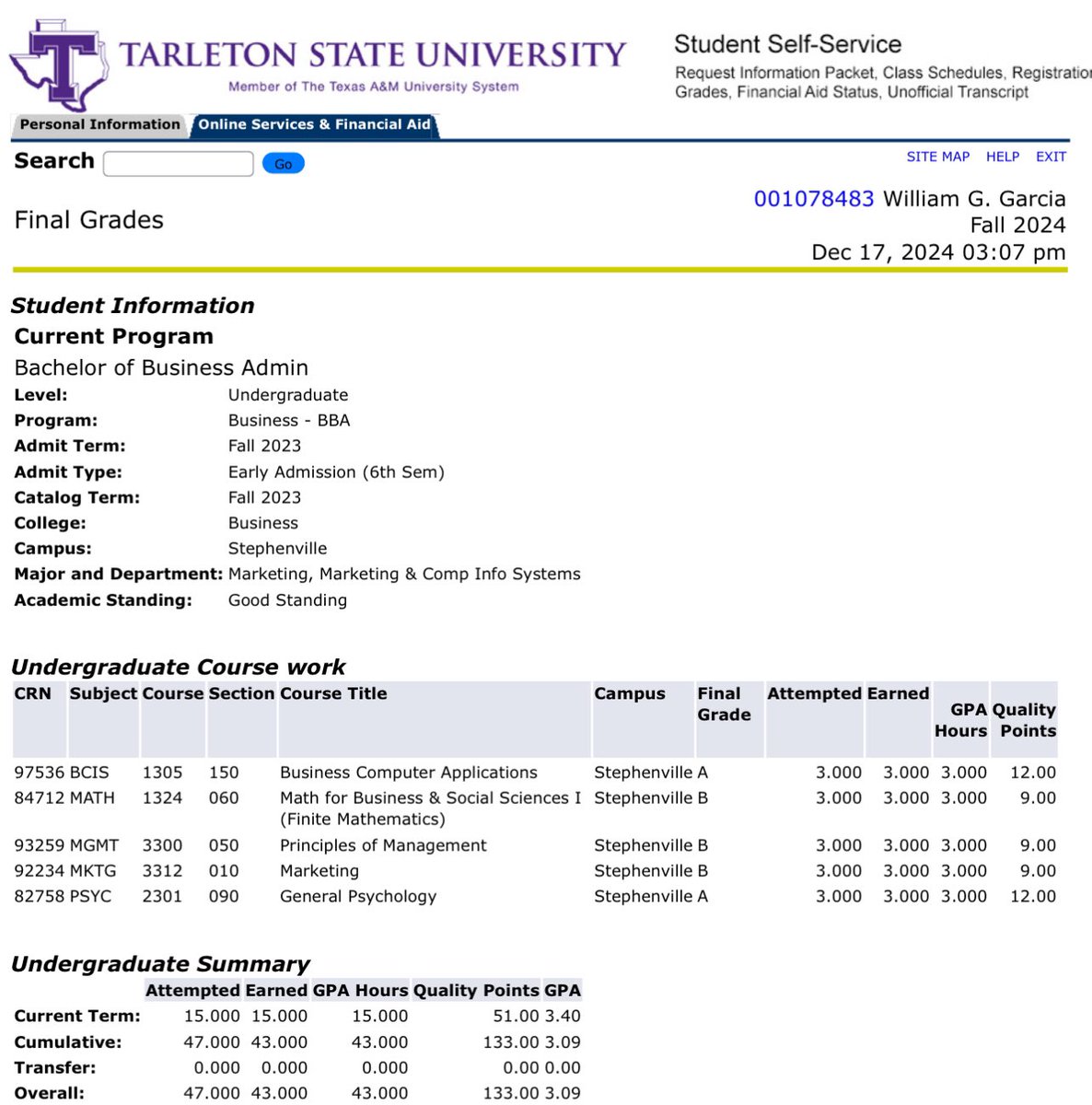 ✅Finished off the semester with a 3.49 GPA and Overall GPA of 3.09 📚🫡
#studentathlete #opportunityseeker
 #blessed 
<a href="/NCDAWGPOUND/">Navarro Football</a> <a href="/NelsonUFootball/">NELSON Football</a> <a href="/coachryantaylor/">Ryan Taylor</a>