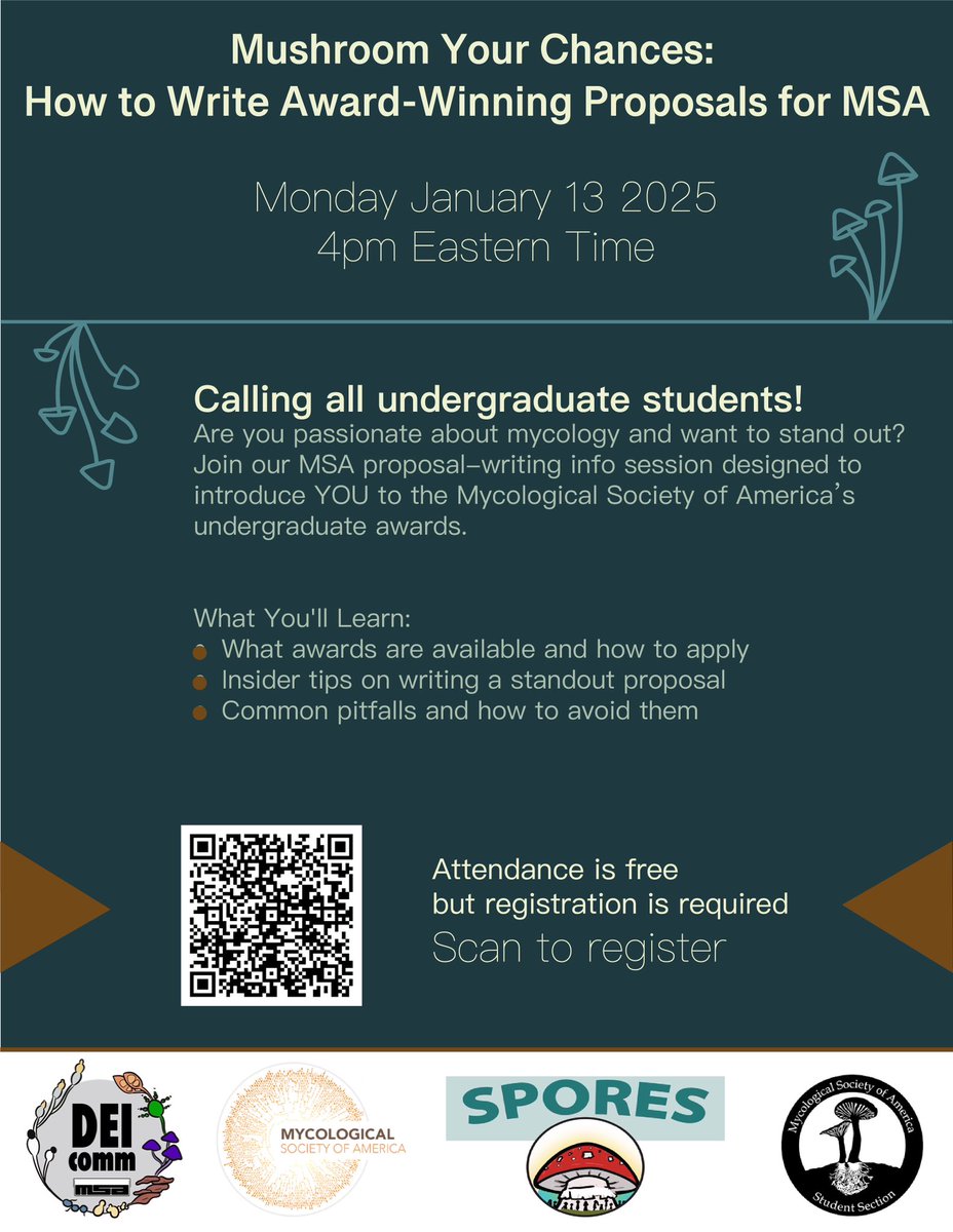 🚨ATTENTION UNDERGRADUATE STUDENTS🚨
Don’t miss this opportunity and learn how to write award winning proposals!