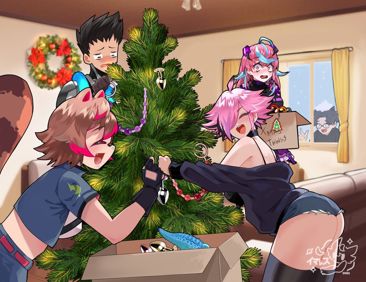 imarshartl's tweet photo. Medio rara la decoración🎄
@/zeta_VT_

#nefthyart #rakkunart #Emikukisart https://t.co/34kq1mDPRk