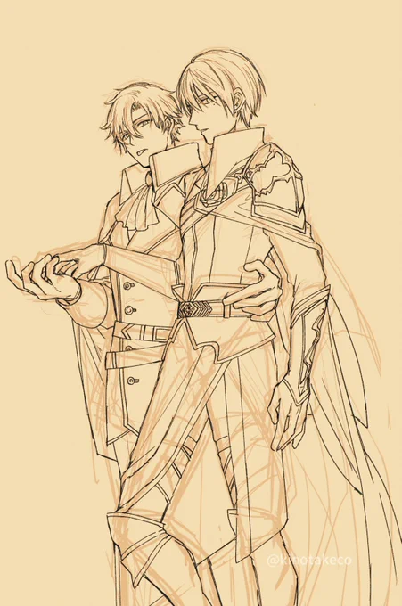 半年くらい前に描いたまま完成しなかったパラノワ