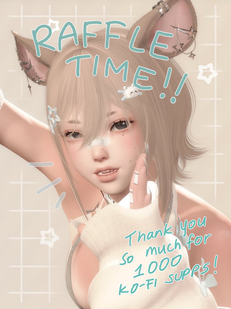 gaussround's tweet photo. RAFFLE TIME!!
ENDS: 20th Jan

1st place - full commission (info below)
2nd - access to all released makeups + 3 future releases!
3rd - access to 5 releases from my catalogue!

ty guys sm for enjoying my stuff and supporting me c:
like, retweet, follow etc to enter the raffle 🎉 https://t.co/vJDkoXT7zd