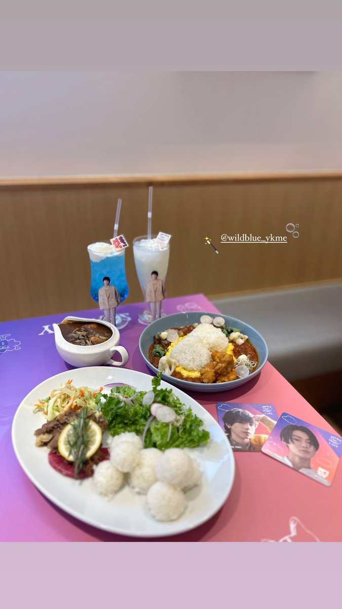 qpit_1107's tweet photo. 大好きなワイブルちゃんたちだらけの幸せ空間で美味しいご飯が食べられてとっーーてもシアワセだった🖐🏻🪄☁️💘
#WILDBLUE #山下幸輝 #宮武颯 #鈴川直弥 #池田優斗 #鈴陽向
#WILDBLUECAFE #OurMagicCAFE #WBcf
@wildblue_ykme @qpitdef https://t.co/Pn4cpUWsR8