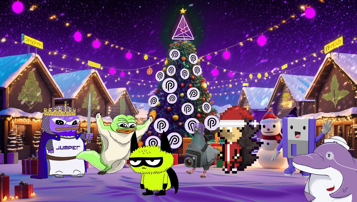 koushik_AI's tweet photo. ๐โจ #PurpleChristmas is here! Celebrating DeFi, Web3, and holiday cheer with ๐ @spikynads, @rarebetsports, @defiapp, @kuruexchange, @curvance, @jumperapp & @pythnetwork! Big thanks to @PythNetwork for the Messari Report & Kamino Swap! ๐
๐ #DeFi #Web3 #NFTs #Collab https://t.co/8NFQV4GT2G