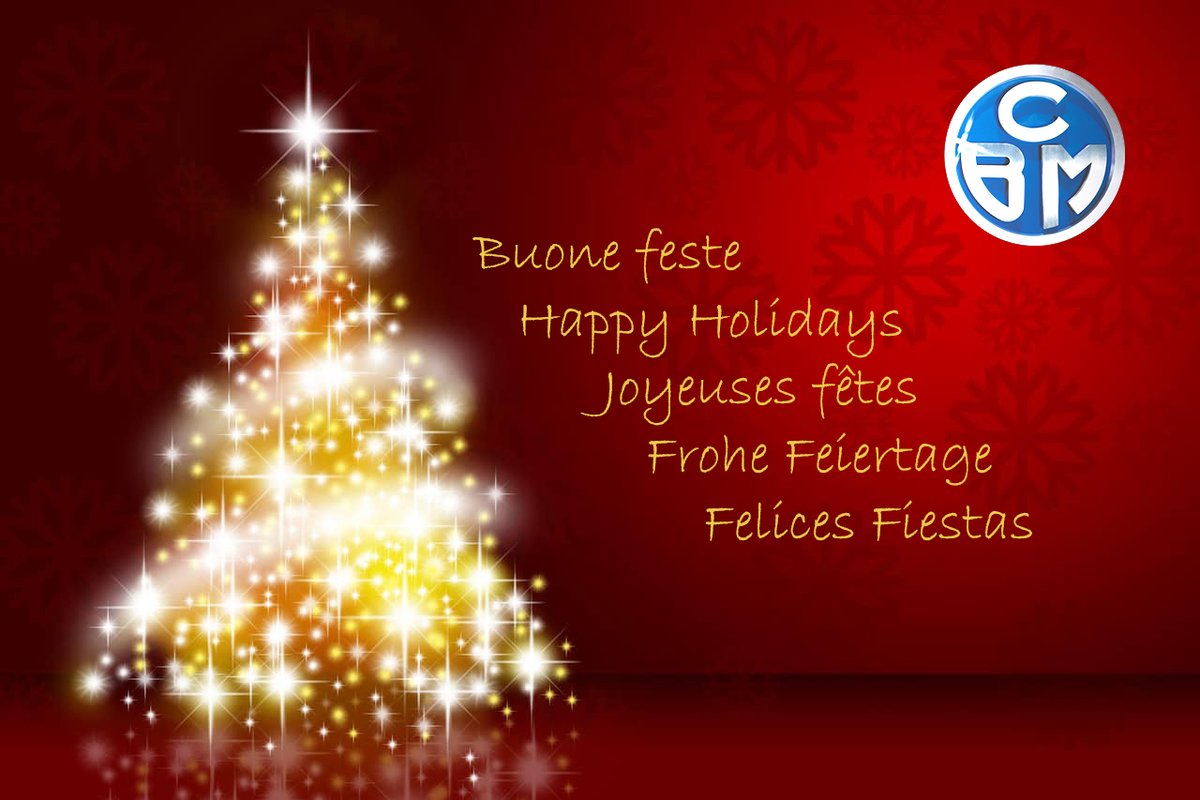 The company C.B.M. will be closed for the holidays from December 21, 2024, to January 6, 2025, inclusive.
We wish all our customers and partners a Merry Christmas and a joyful and prosperous New Year!
We’ll be back on January 7, 2025!