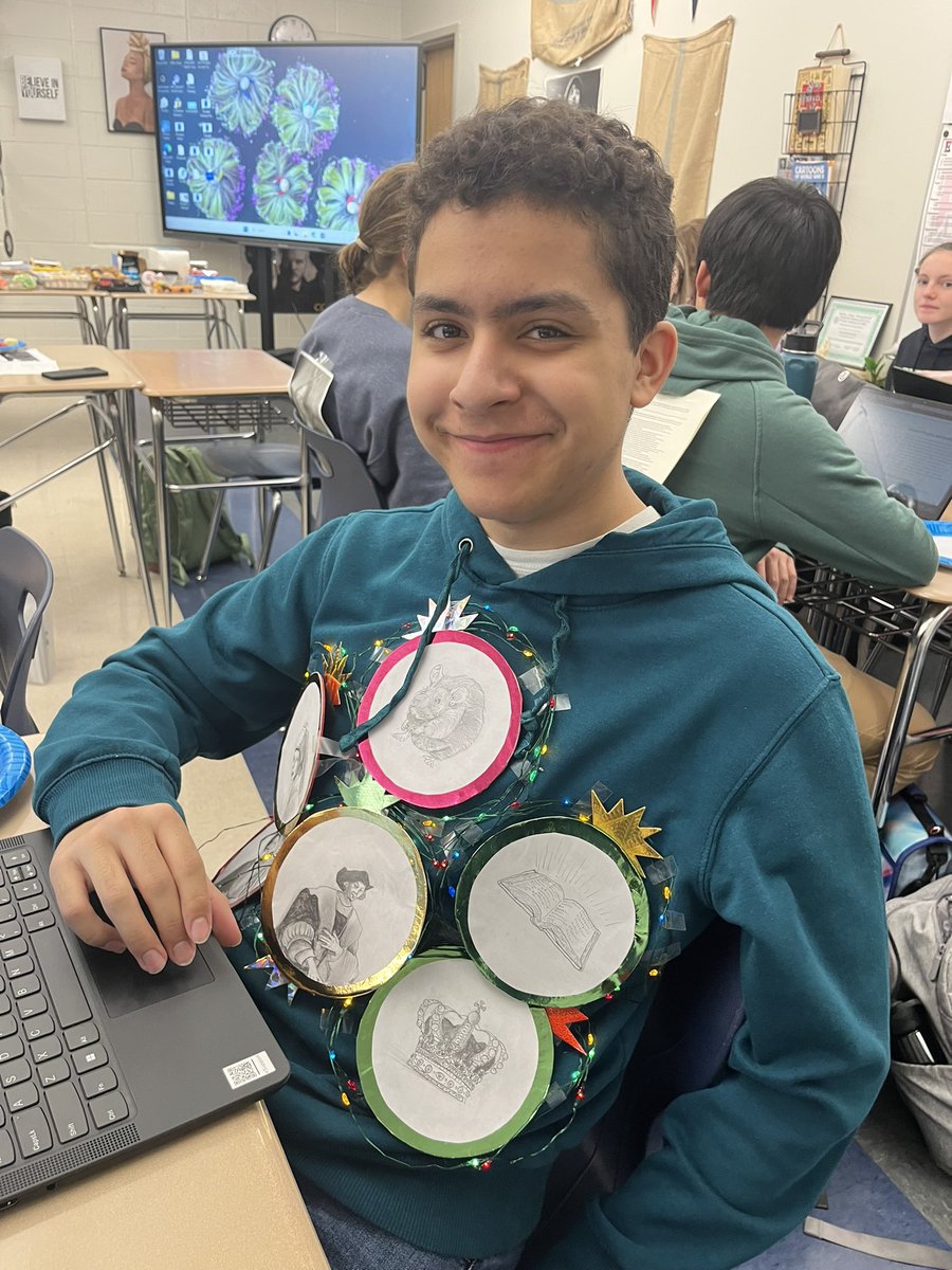 Ugly Holiday Sweater Day in AP Euro!! Love their creativity!!