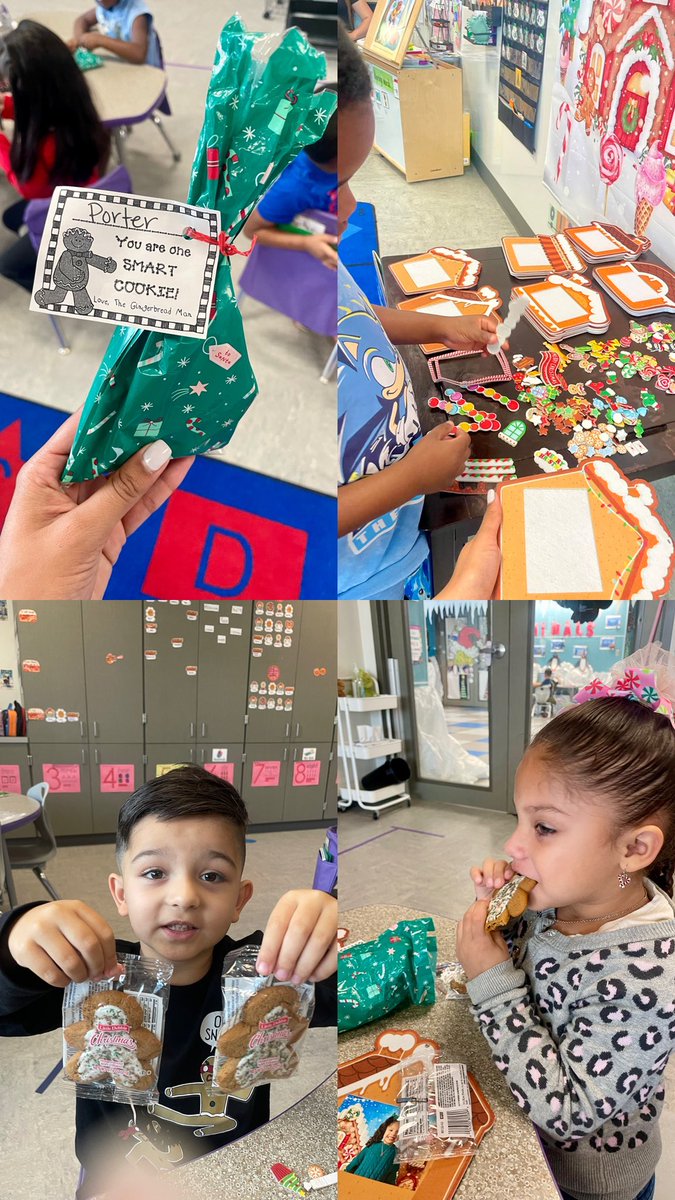 Ms_MartinezPreK's tweet photo. Some of the treats our Gingerbread Man brought!
#PISDPK #PomeroyES https://t.co/PyRJANdb4y