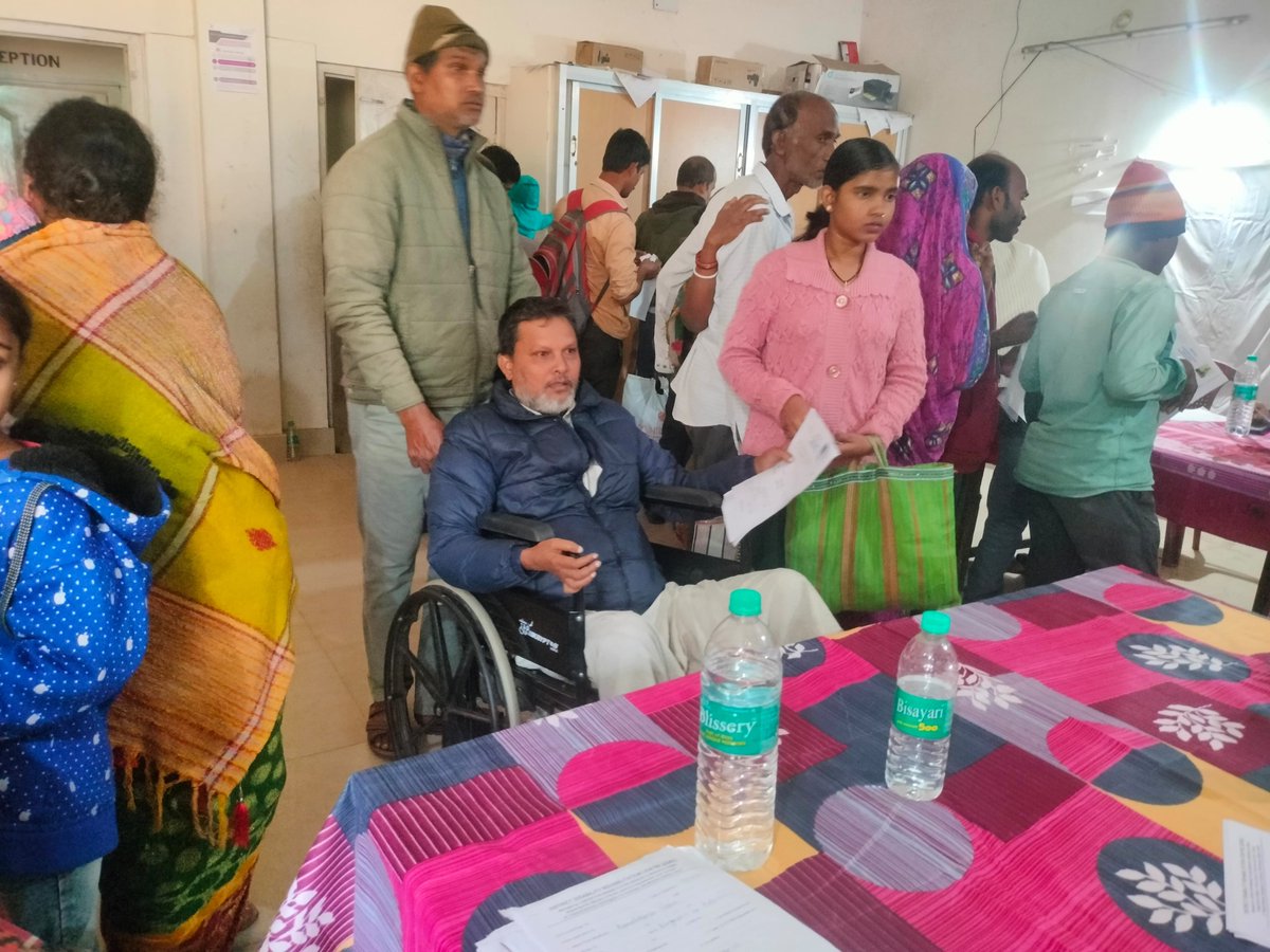 Glimpse of 13th Phase Bhimabhoi Bhinnakshyam Samarthya Abhiyan Shibir(BBSA) for Disable persons was held on 13.12.2024 at Bhograi Block Office Premises.