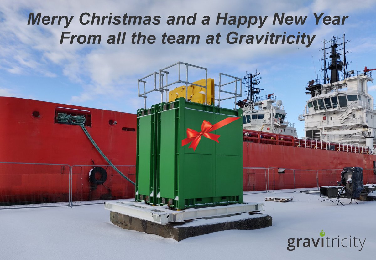 🎄 Merry Christmas and a Happy New Year from all the team at <a href="/gravitricity/">Gravitricity</a>

⚡ Hope you have a great break and enjoy the opportunity to re-charge your #energy levels.

🤝 Look forward to catching up again in 2025!