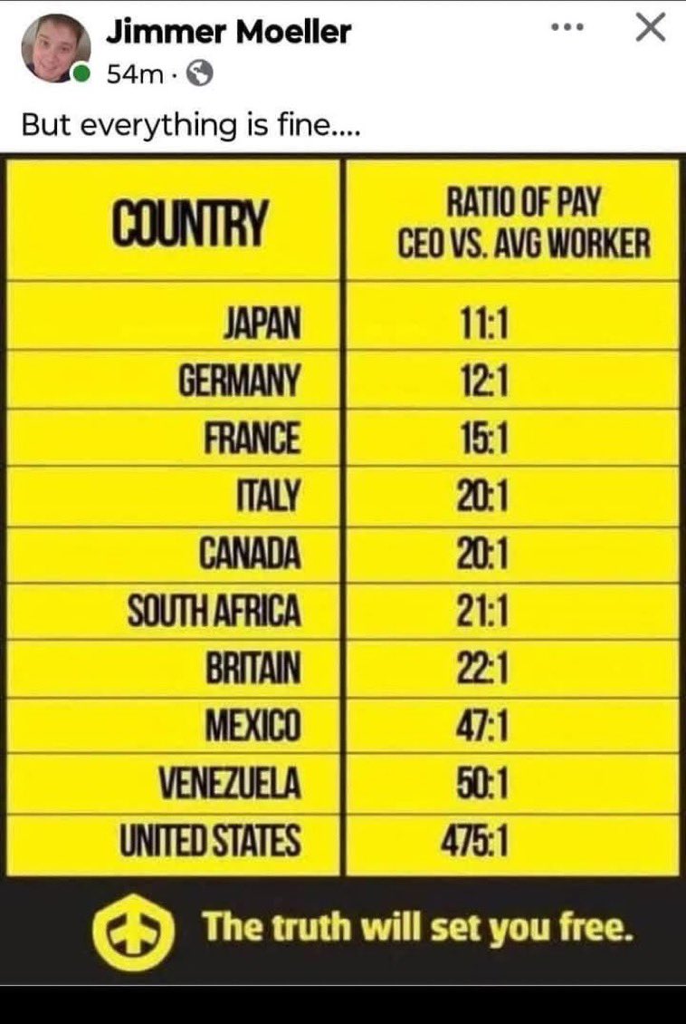 #wtpBLUE #ResistanceUnited #ProudBlue #DemsUnited

American economic success is the envy of the world. 

Whose success and whose happiness does the wealth gap create? 

I’m asking my American friends with awe and respect.