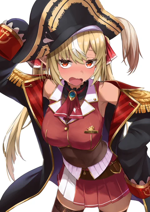  不知火フレア様 はじめまして!イラストレーターのろり先せーと申します!!是非ご一緒にお仕事させて頂きたいです 