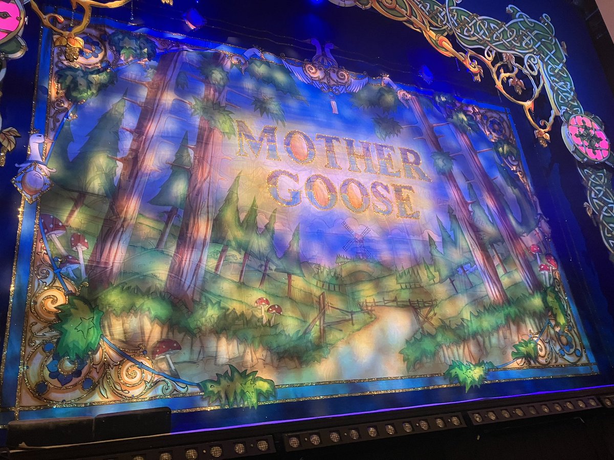 Waiting excitedly for the panto to begin…oh yes we are!!!