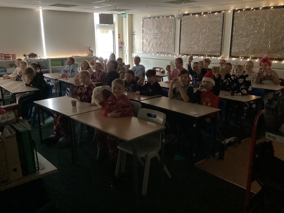 After an hour of RE we are finally starting to wind down!
Happy Christmas from the legends that are YEAR 6!
