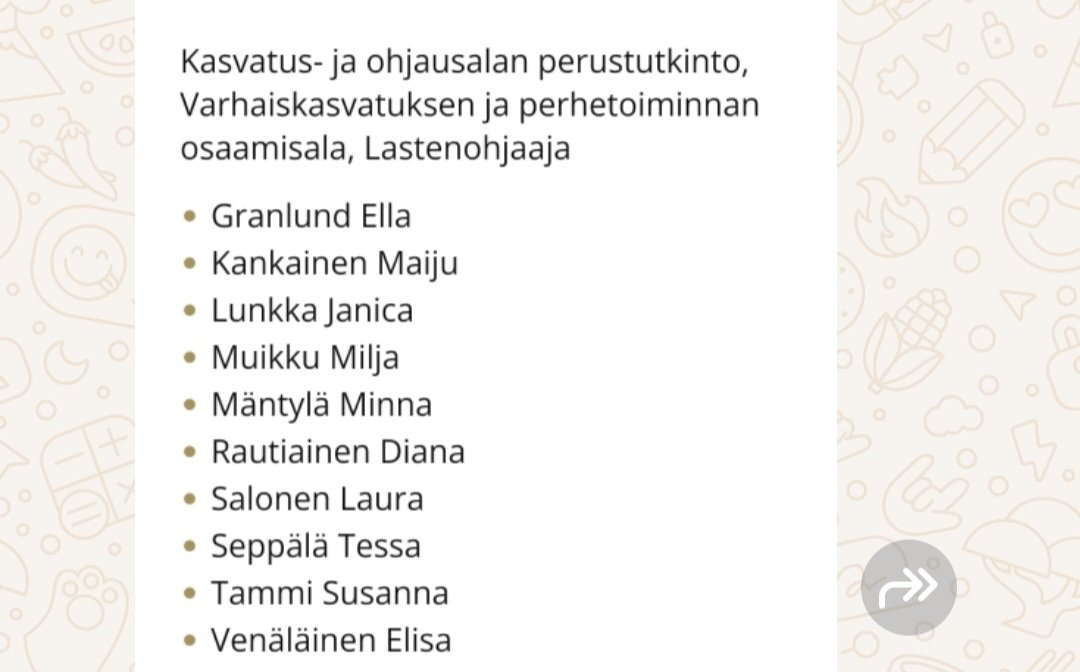 Tänään on ihanaa olla äiti ! Viides eli nuorin lapseni valmistui ammattikoulusta alalle jolla on työvoimapula. Kaikki 4 vanhempaakin ovat ammattikoulunsa käyneet ja löytäneet mieluisat vakinaiset työpaikat maa- ja metsätaloudesta, armeijasta ja päiväkodista.