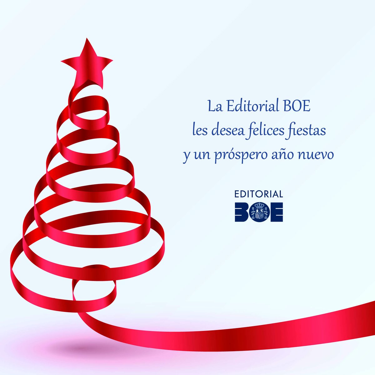 La #EditorialBOE les desea ¡Felices Fiestas!