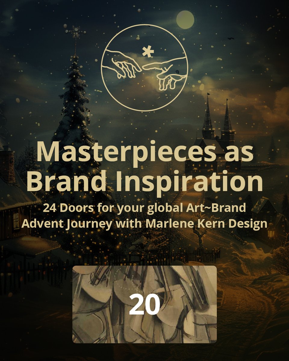 🌲✨ Masterpieces as Brand Inspiration ✨🌲 20th Door - Your Animations ✨ "The symphony is the greatest of musical forms - it represents life in all its diversity." Robert Schumann – Discover how M.Duchamp's masterpiece can inspire your art brand! 🎨💡 marlenekerndesign.de/en/advent-mast…