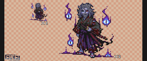kozimoko's tweet photo. Lv2さん依頼の怨霊武蔵
#ドット絵 #pixelart https://t.co/49CSIOIl5d