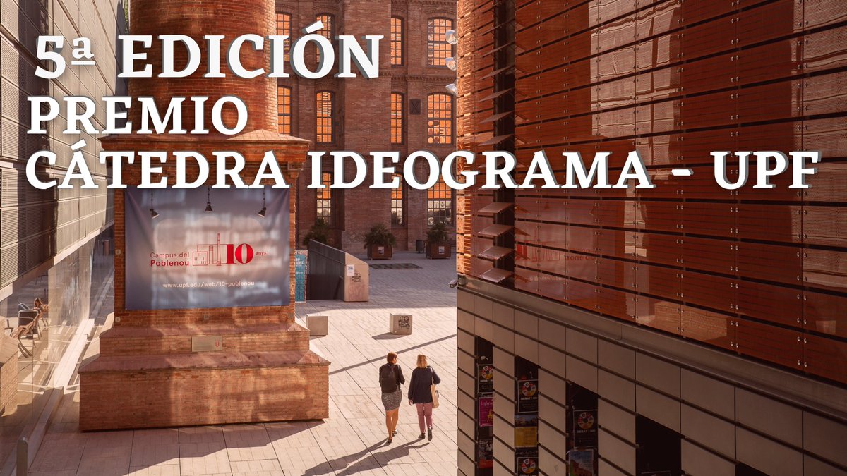 📢 Resolución de la 5ª Edición del PREMIO CÁTEDRA IDEOGRAMA-UPF

🏆 ¡Damos la enhorabuena a Óscar Gallego y Canela Prato, ganadores de esta edición con el TFM: «Construcción del liderazgo político femenino desde una perspectiva de género. Análisis de la figura de Giorgia Meloni»