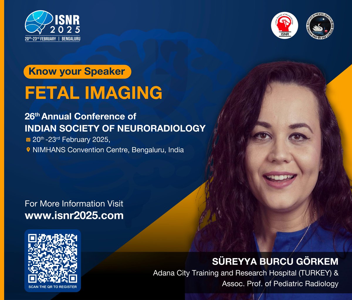 Join us for an exclusive session on Fetal Imaging with the remarkable <a href="/sburcug/">b</a>  at ISNR 2025, Feb 21-23. A must attend ! #radiology #fetalimaging <a href="/SabhaAhmed03/">Sabha Ahmed</a> <a href="/SharathKumarGG7/">Dr Sharath Kumar G</a> <a href="/NIMHANS_BLR/">NIMHANS, Bengaluru</a> <a href="/manurika/">jitender saini</a>