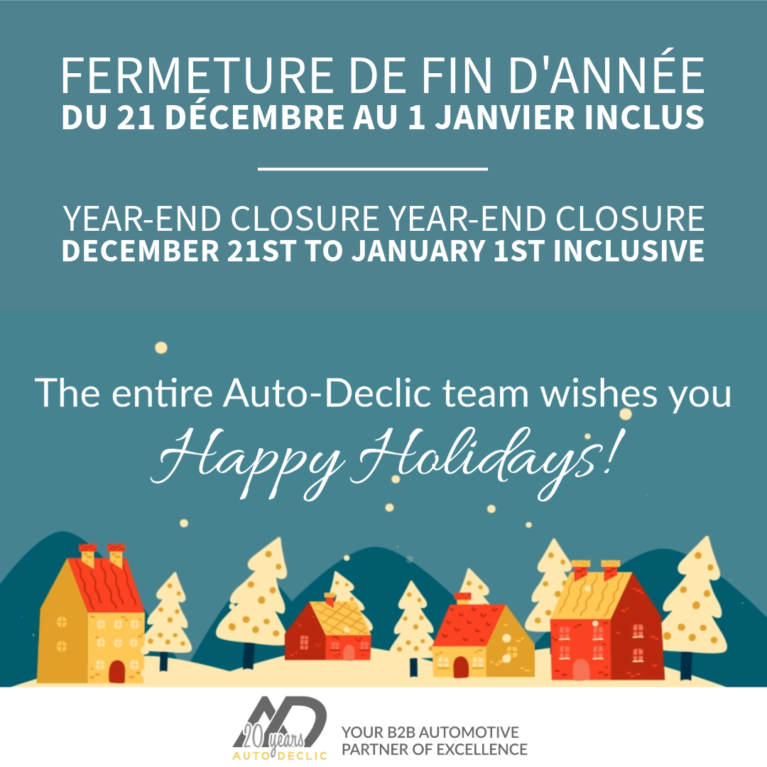 AutoDeclic's tweet photo. 🎄 Toute l'équipe d'Auto Declic vous souhaite de merveilleuses fêtes ! Merci pour votre confiance cette année. 🎉 Pour nos 20 ans en 2025, une surprise spéciale vous attend ! Profitez des fêtes avec vos proches. Joyeuses fêtes ! 🎅✨

#JoyeusesFêtes #AutoDeclic #Merci #20Ans https://t.co/vC7jR4bMF9