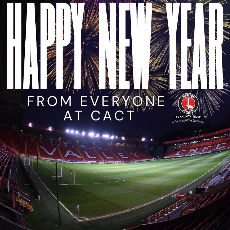 🙌 CACT had an extraordinary year in 2024 while supporting those who need us most across South East London and Kent. We’re excited to continue our life-changing work in 2025!

Happy New Year from everyone at CACT! 🥳 

#cafc | <a href="/CAFCofficial/">Charlton Athletic FC</a>