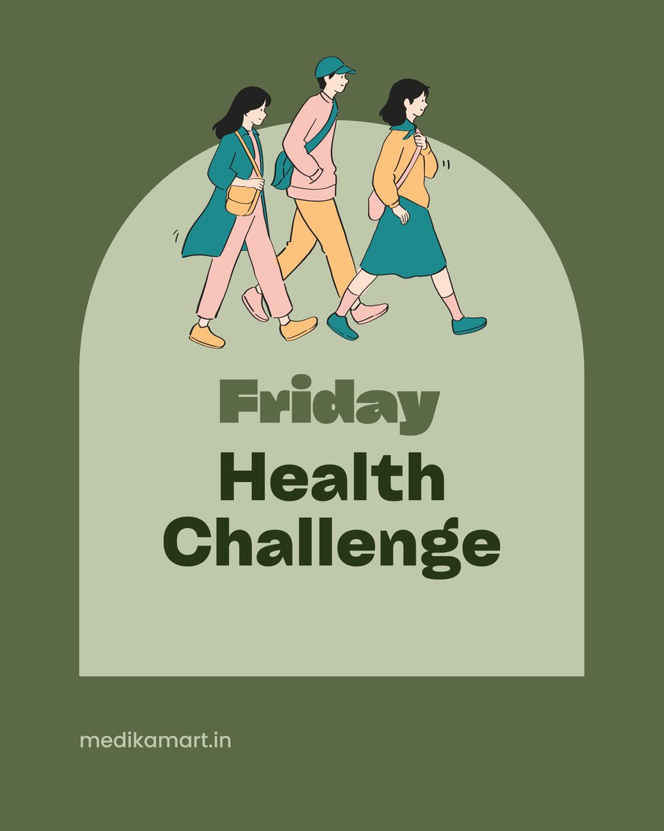 medikamart's tweet photo. Step up your fitness game with our **Step Up Challenge!** 🚶‍♂️💥 Aim for 10,000 steps every day for a week and unlock a healthier, happier you! 🌟 Let’s make every step count—join the challenge today! 🙌

Tag us and use #StepUpChallenge to share your progress. Let’s walk… https://t.co/I804s1FqtQ