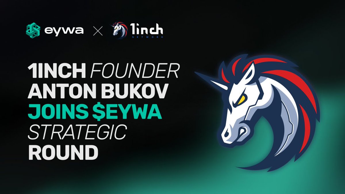 EYWA ✳️ powering CrossCurve (@eywaprotocol) on Twitter photo 🦄 1inch Co-founder invests in EYWA!
Anton Bukov <a href="/k06a/">Anton Bukov (e/acc)🦇🔊</a> the co-founder of the famous DeFi meta-DEX <a href="/1inch/">1inch</a> has joined EYWA’s strategic round!
☄️ This is another validation from a major DeFi player, with Anton joining <a href="/CurveFinance/">Curve Finance</a> founder, Michael Egorov <a href="/newmichwill/">Michael Egorov</a>, in 🦄 1inch Co-founder invests in EYWA!
Anton Bukov <a href="/k06a/">Anton Bukov (e/acc)🦇🔊</a> the co-founder of the famous DeFi meta-DEX <a href="/1inch/">1inch</a> has joined EYWA’s strategic round!
☄️ This is another validation from a major DeFi player, with Anton joining <a href="/CurveFinance/">Curve Finance</a> founder, Michael Egorov <a href="/newmichwill/">Michael Egorov</a>, in
