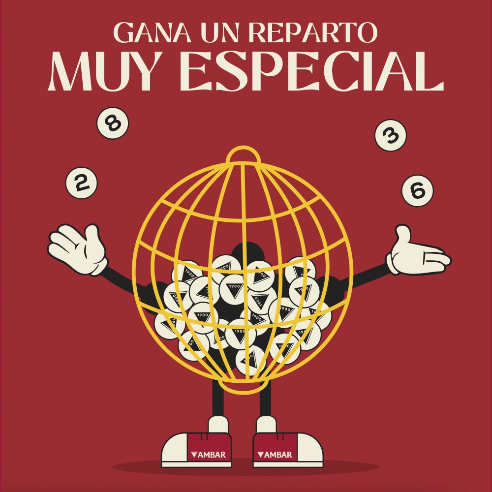 ¿Hay algún número 💫especial✨ para ti? 🤔
Pues si es el elegido en la #LoteríaDeNavidad se merece que repartamos un premio igual de especial 🍻👕

¡Participa!
Compártelo comentando por aquí con el hashtag #ElRepartoMasEspecial, síguenos y haz 🔁⬇️